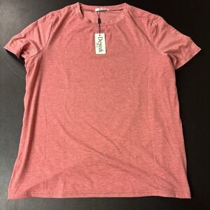Deyeek  medium post shoulder surgery recovery short sleeve T-shirt new. Pink/red